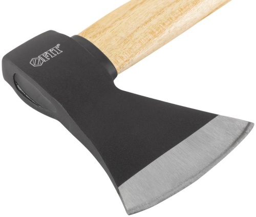 Топор кованая усиленная сталь, деревянная полированная ручка 800 гр | код 46138 | FIT фото 5