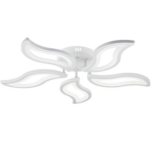 Люстра потолочная светодиодная диммируемая COMO 600х600х75мм 146Вт 2700К/4200К/6400К 31кв.м бел. Ritter 51934 2