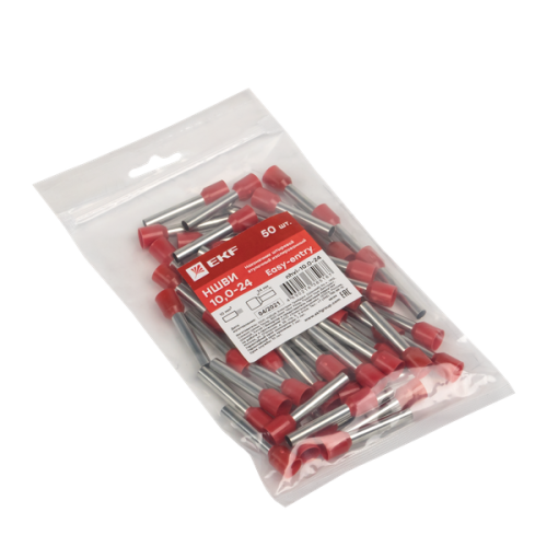 Наконечник штыревой втулочный НШвИ 10,0-24 (50шт,) PROxima | код nhvi-10.0-24 | EKF фото 3