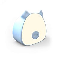 Светильник-ночник светодиодный детский LED 5 Вт 200 Лм 2700-6000К модель GTL703 голубой с Li-ion аккумулятором 1200 мА диммируемый Qplus | код NN7036 | GAUSS