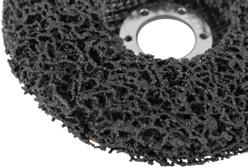 Диск зачистной полимерный, посадочный диаметр 22,2 мм, 125 мм | код 39609 | FIT фото 4