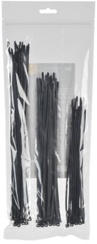 Набор хомутов 3.6х200; 3.6х250; 3.6х300 чер. (уп.75шт) | код UNH35-N04-075 | IEK Набор хомутов 3.6х200; 3.6х250; 3.6х300 чер. (уп.75шт) | код UNH35-N04-075 | IEK