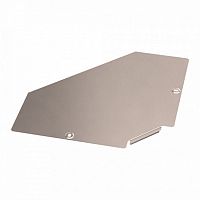 Крышка угла горизонтального изменяемого 0-45 градусов Стандарт INOX (AISI 409) 50 Промрукав | код PR16.3665 | ПРОМРУКАВ