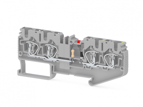 311 809, Пружинная клемма серии SRD 4CLD-48VAC (Серый) | код 0.0.0.3.11809 | KLEMSAN