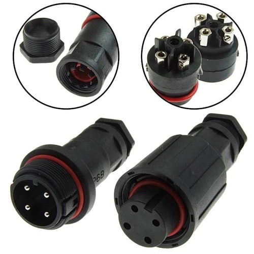 Разъём герметичный SZC-9000 4pin (IP68), 4 контакта | код 106732 | SZC