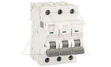 Авт. выключатель GYM9-3P-63B, 3P, 63A, хар-ка B, 6kA, 3M | код GYM93P63B | GEYA