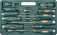 Набор отверток стержневых ударных, силовых под ключ, 10 предметов | код D70PP10S | Jonnesway