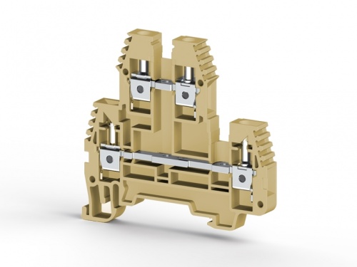 319 100, Клеммник 2-х ярусный 4мм.кв. (бежевый), PIK4N | код 0.0.0.3.19100 | KLEMSAN 319 100, Клеммник 2-х ярусный 4мм.кв. (бежевый), PIK4N | код 0.0.0.3.19100 | KLEMSAN