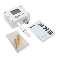 Преобразователь влажности и температуры настенный 0-10 В | код THT-101-V | EKF