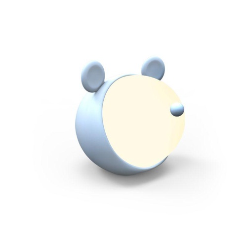 Светильник-ночник светодиодный детский LED 5 Вт 200 Лм 2700-6000К модель GTL702 голубой с Li-ion аккумулятором 1200 мА диммируемый Qplus Gauss | код NN7026 | GAUSS