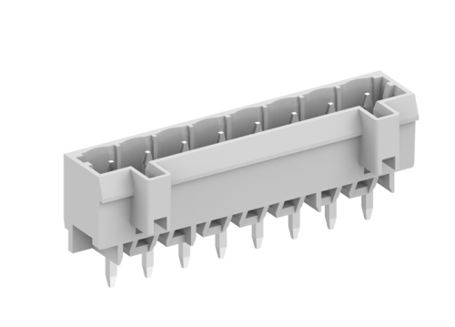 450706 Вилка на плату MCS вертик., шаг 5.0мм, 6 конт., сер., шт | код 450706 | SUPU