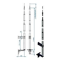 Молниеотвод стеновой СМСПс-6.5/2 | код 82122 | ЕЗЕТЕК