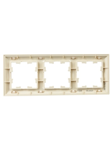 BRITE Рамка 3-мест. РУ-3-Бр беж./жемч. IEK | код BR-M32-12-1-K10 | IEK фото 5 BRITE Рамка 3-мест. РУ-3-Бр беж./жемч. IEK | код BR-M32-12-1-K10 | IEK фото 5