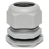 Сальник PG36 IP54 отв. d46мм провод d22-32мм (уп.1шт) PROxima | код plc-pg-36-1-r | EKF