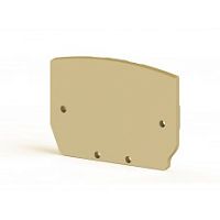 446 420, Концевой сегмент на клеммники пруж. мини MYK 1, (бежевый), NPP MYK 1 | код 0.0.0.4.46420 | KLEMSAN