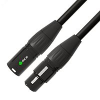 Кабель микрофонный XLR М на XLR F, 7 м., черный | код GCR-53374 | Greenconnect