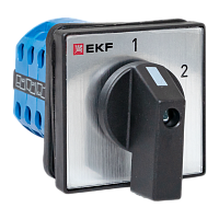Переключатель кулачковый ПК-1-53 63А 3P «1-2» IP65 EKF | код pk-1-53-63-65 | EKF