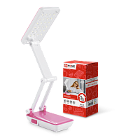 Светильник настольный светодиодный ССО 12Р 5Вт 300Лм 230В РОЗОВЫЙ IN HOME | код 4690612034928 | IN HOME