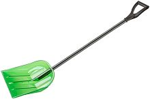 Лопата для уборки снега малая Профи 340х385х1350мм алюм. черенок; поликарбонат. FIT 68113