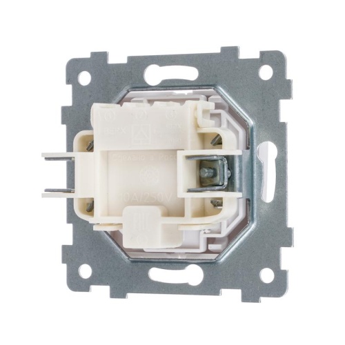 Выключатель 2-кл. СП Мария С510-440 10А IP20 с индикацией механизм бел. Кунцево 110028 фото 2