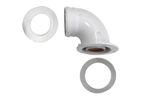 Отвод 90 град. коаксиальный для котлов ECO Classic 60-100 мм | код. MT71410141 | Baxi