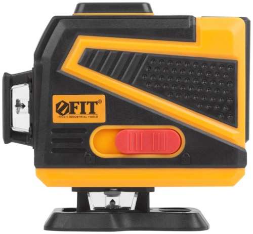 Уровень лазерный самоуспокаивающийся зел. лучи 3 плоскости 360г диапазон 20м Li-Ion аккум. 2 уровня яркости без треноги FIT 18668 фото 4