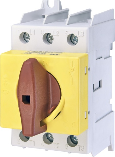 Разъединитель нагрузки (желто-красный) LAS 100 3р 1-0 100A | код 004661107 | ETI Разъединитель нагрузки (желто-красный) LAS 100 3р 1-0 100A | код 004661107 | ETI