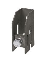 Держатель фасадный с зажимом для полосы толщиной 3-8 мм, термодиффузия TDM | код SQ2402-3275 | TDM