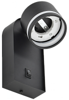 Светильник 4035 настенный GX53 черный IEK | код LT-UBB0-4035-GX53-1-K02 | IEK