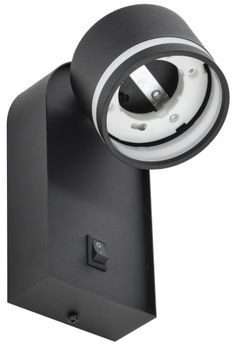 Светильник 4035 настенный GX53 черный IEK | код LT-UBB0-4035-GX53-1-K02 | IEK