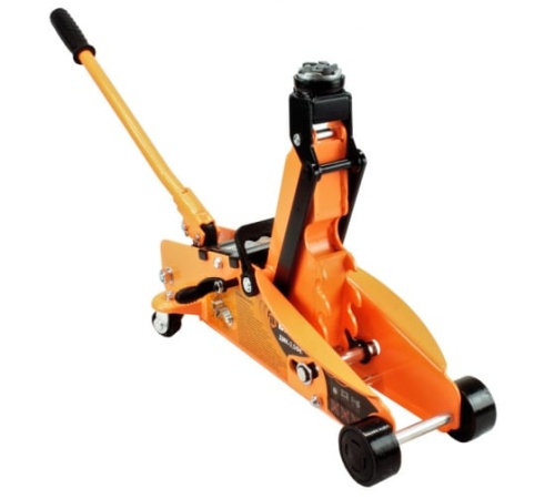 АКЦИЯ! Домкрат гидравлический подкатной ДМК-2,5ФК (2,5 т, 140-390 мм, с фиксатором, в кейсе) Вихрь, , Шт | код 73/5/4/4 | ВИХРЬ