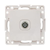 Стокгольм Механизм Розетки TV 1-местной 75Ом 5-862МГц белый PROxima | код EYA00-027-10 | EKF