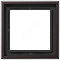 Рамка 1-я для горизонтальной/вертикальной установки Серия- LS990 Материал- металл Цвет- алюминий дарк | код AL2981D | JUNG