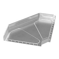 Угол горизонтальный 90 градусов Стандарт INOX (AISI 304) 500х80 Промрукав | код PR16.3510 | ПРОМРУКАВ