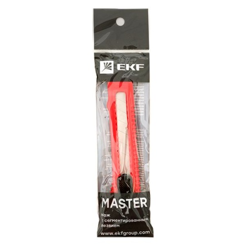 Нож с сегментированным лезвием 18 мм НСМ-20 Master | код ncm-20-ms | EKF фото 4