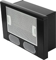 Вытяжка встраиваемая Elikor Интегра 45П-400-В2Л черный/черный управление: кнопочное (1 мотор) | код 345733 | ELIKOR