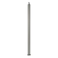 Универсальная колонна алюминиевая с крышкой из алюминия 1 секция, высота 2,77 метра, с возможностью увеличения высоты до 4,05 метра, цвет алюминий | код 653111 | Legrand