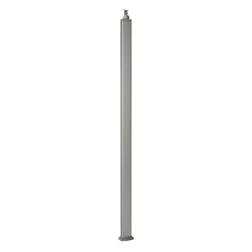 Универсальная колонна алюминиевая с крышкой из алюминия 1 секция, высота 2,77 метра, с возможностью увеличения высоты до 4,05 метра, цвет алюминий | код 653111 |  Legrand