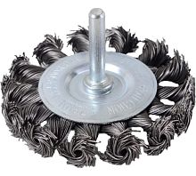 Щётка для дрели плоская, крученая, 75 мм Вихрь, , Шт | код 73/1/3/47 | ВИХРЬ