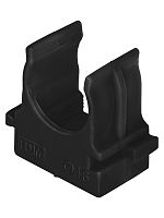 Крепеж-клипса для трубы 16 мм для прямого монтажа (100 шт.) черная TDM | код SQ0405-8111 | TDM