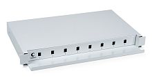 Cabeus ODF-19-8-SC Кросс бокс оптический 19 на 8 SC (LC duplex) со сплайс-кассетой, выдвижной (без пигтейлов и проходных адаптеров) | код 7298c | Cabeus