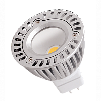Лампа светодиодная MR16 софит 5 Вт 330 Лм 12 В 3000 К GU5.3 |  код. LL-MR16-5-12-30-GU5 |  IEK