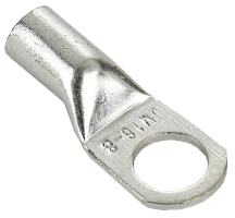 Наконечник медный луженый JGA-16-8 (ТМЛ) IEK | код UNP10-31-O-016-008-05 | IEK