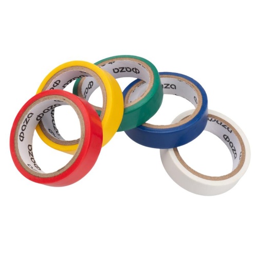 Изолента 15ммх5м комплект 5 цветов | код 5017214 | JazzWay фото 3