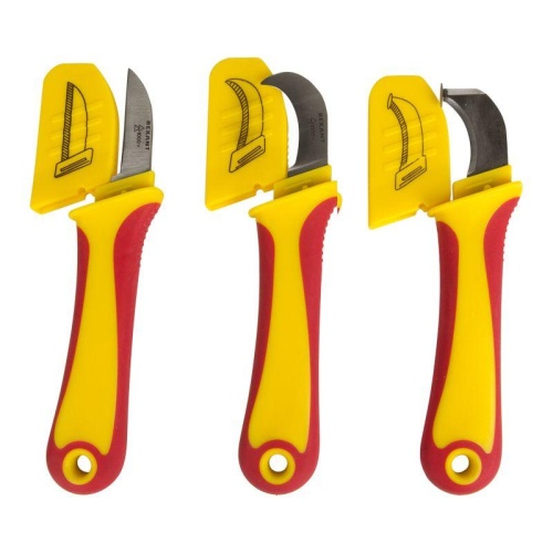 Нож монтажника нержавеющая сталь изогнутое лезвие | код 12-4937 | REXANT фото 7