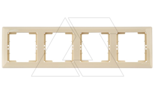 Daria - Рамка 4 поста, к механизмам серии 21, горизонтальный монтаж, сл.кость | код 2120-800-1402 | Mutlusan Daria - Рамка 4 поста, к механизмам серии 21, горизонтальный монтаж, сл.кость | код 2120-800-1402 | Mutlusan