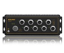 Коммутатор Aquam8-8T-H6-H6 302243005 Un-managed, 8*10/100M Base-TX M12 connector, 110VDC dual redundant power inputs | код 00-06150181 | Kyland