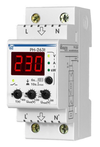 Реле напряжения PH-263 T | код 3425600263т | НовАтек-Электро Реле напряжения PH-263 T | код 3425600263т | НовАтек-Электро