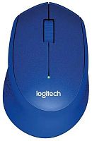 Мышь Logitech M330 Silent Plus синий оптическая (1000dpi) silent беспроводная USB (2but) | код 1995960 | Logitech