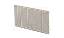 Заглушка модульная, 5M (2x0.5+4x1 M), белая RAL 9016 | код 3301-00 | Elektro-plast Nasielsk